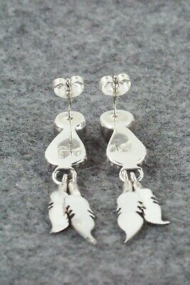 Turquoise & Sterling Silver Earrings - Navajo