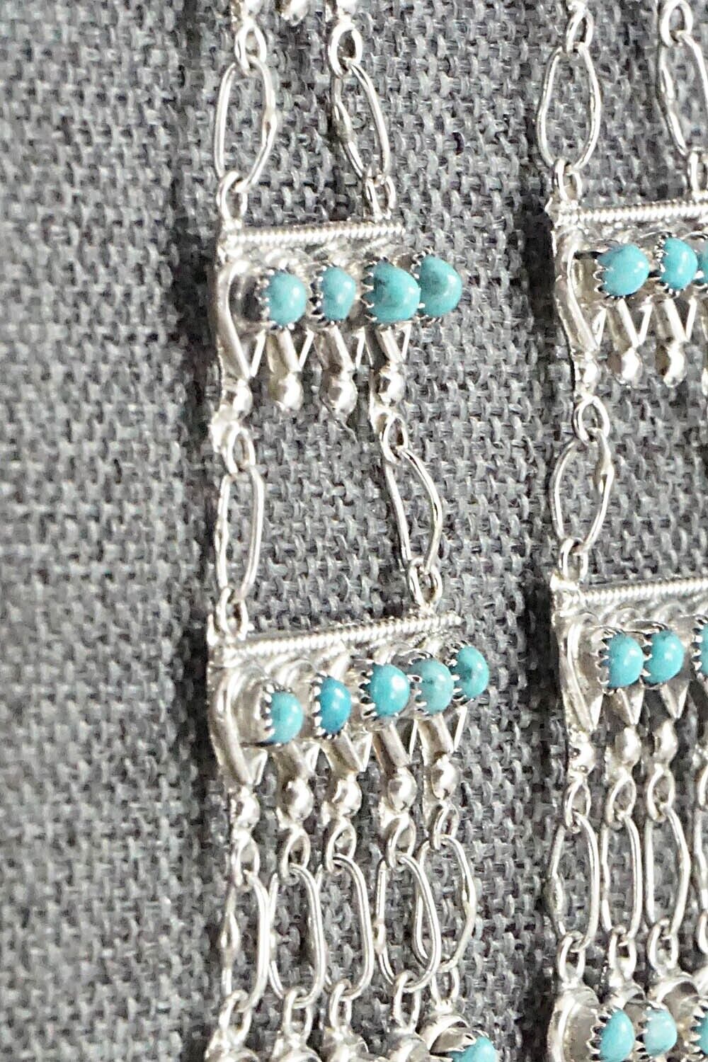 Turquoise & Sterling Silver Earrings - Waylon Johnson