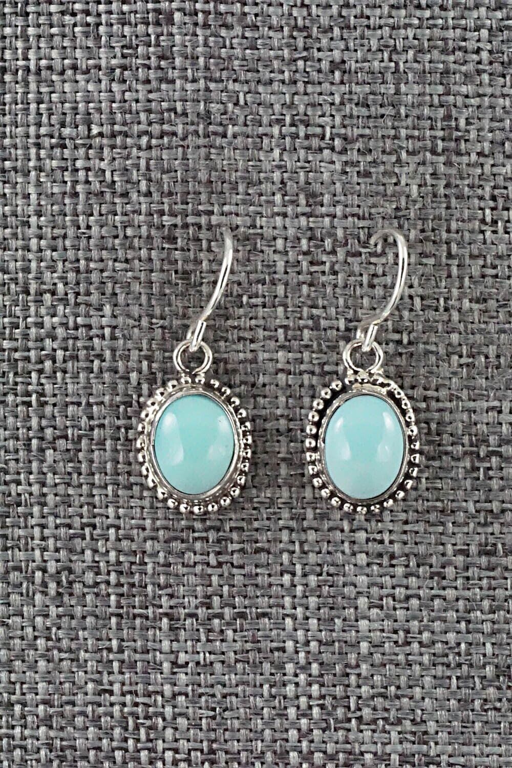 Turquoise & Sterling Silver Earrings - Rosemary Saunders