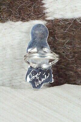 Corn Maiden & Sterling Silver Ring - Joyce Waseta - Size 8.5 - High Lonesome Trading