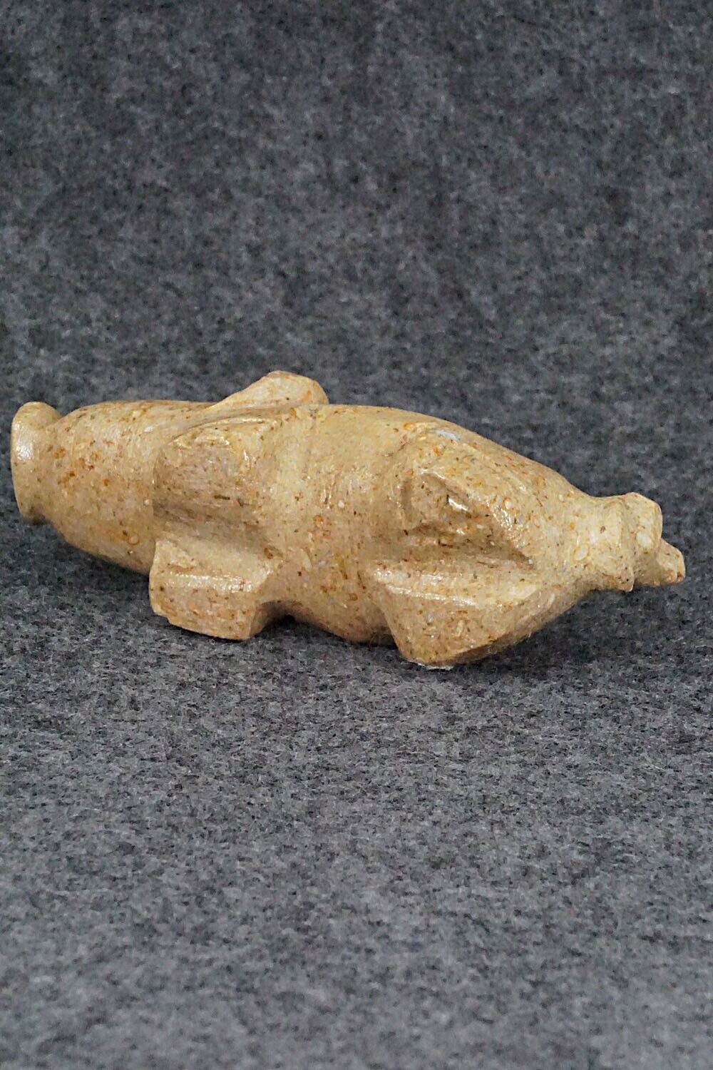 Pig Zuni Fetish Carving - Louise Ponchuella