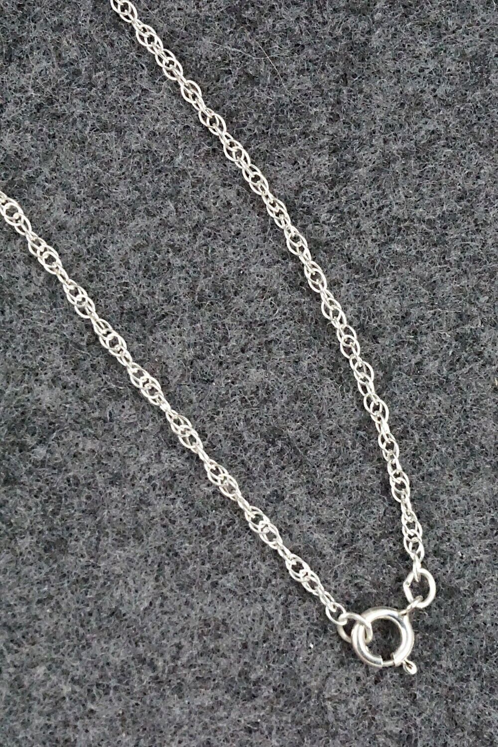 Onyx & Sterling Silver Necklace - Sharon McCarthy