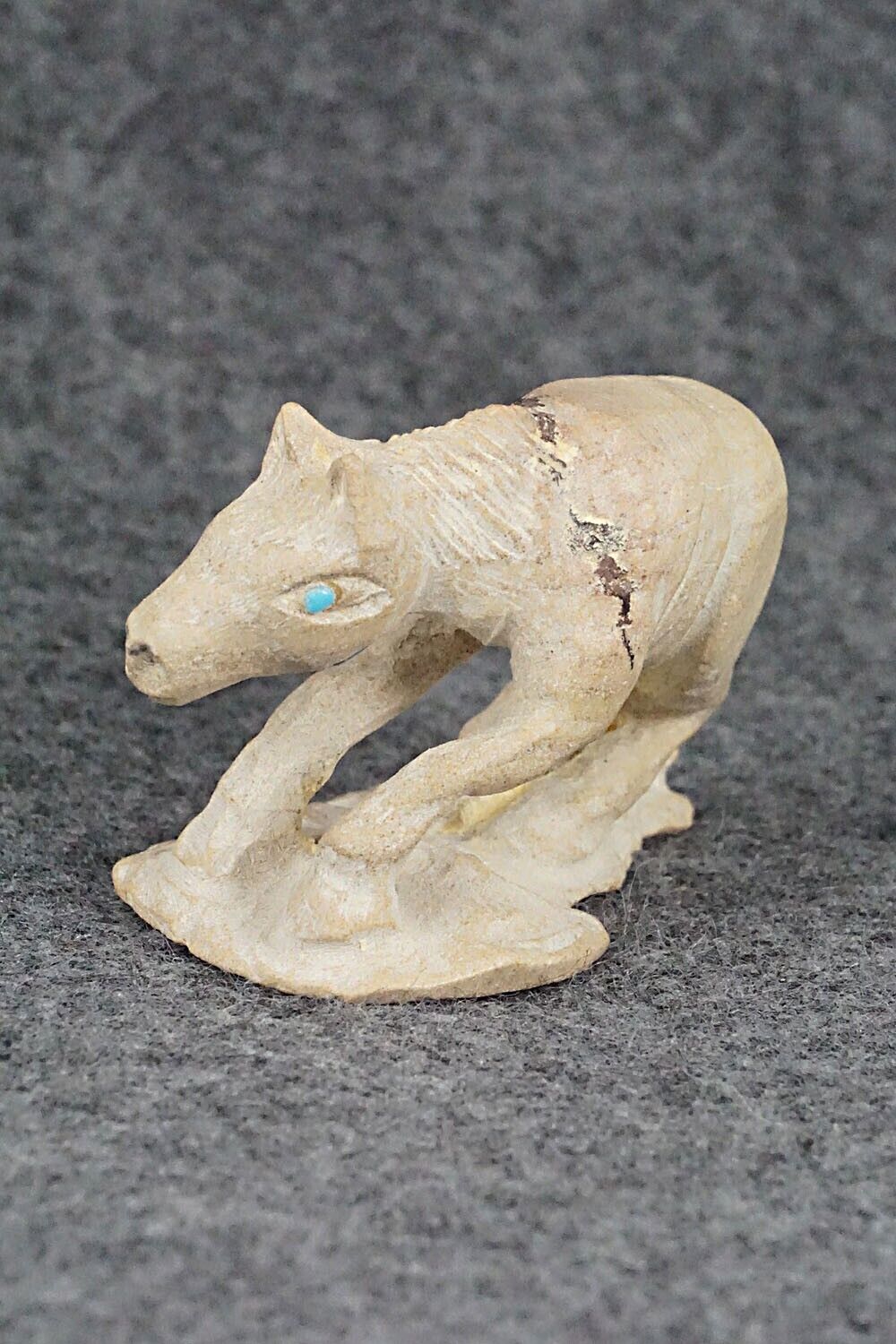Horse Zuni Fetish Carving - Jerrold Lahaleon