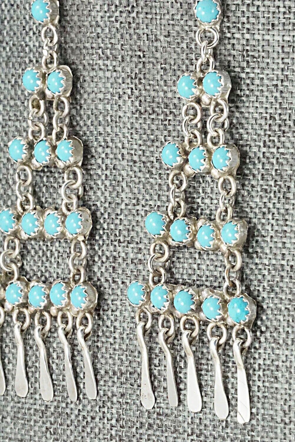 Turquoise & Sterling Silver Earrings - Sylvia Chee