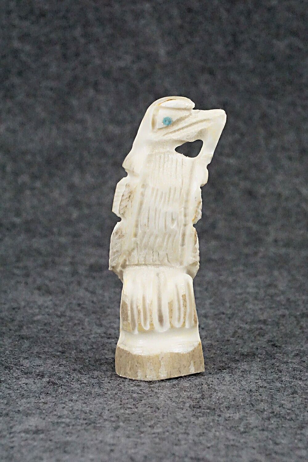 Eagle Zuni Fetish Carving - Jerrold Lahaleon