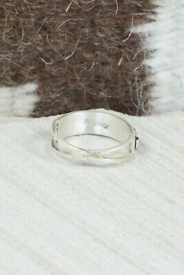 White Buffalo & Sterling Silver Ring - Gloria Waseta - Size 5.5