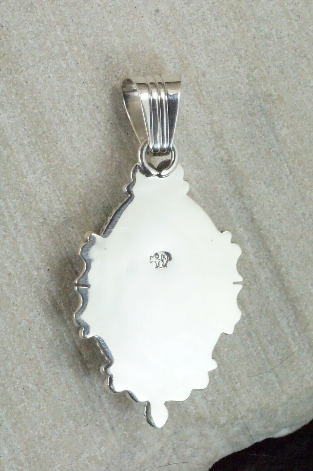 Turquoise & Sterling Silver Pendant - Daniel Benally