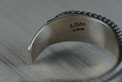 Navajo Turquoise & Sterling Silver Bracelet - Leander Tahe - High Lonesome Trading