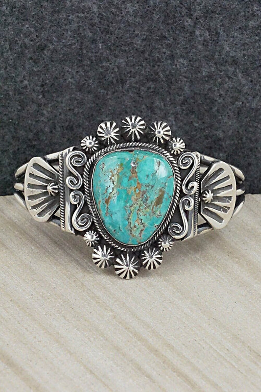 Turquoise & Sterling Silver Bracelet - Jess Martinez