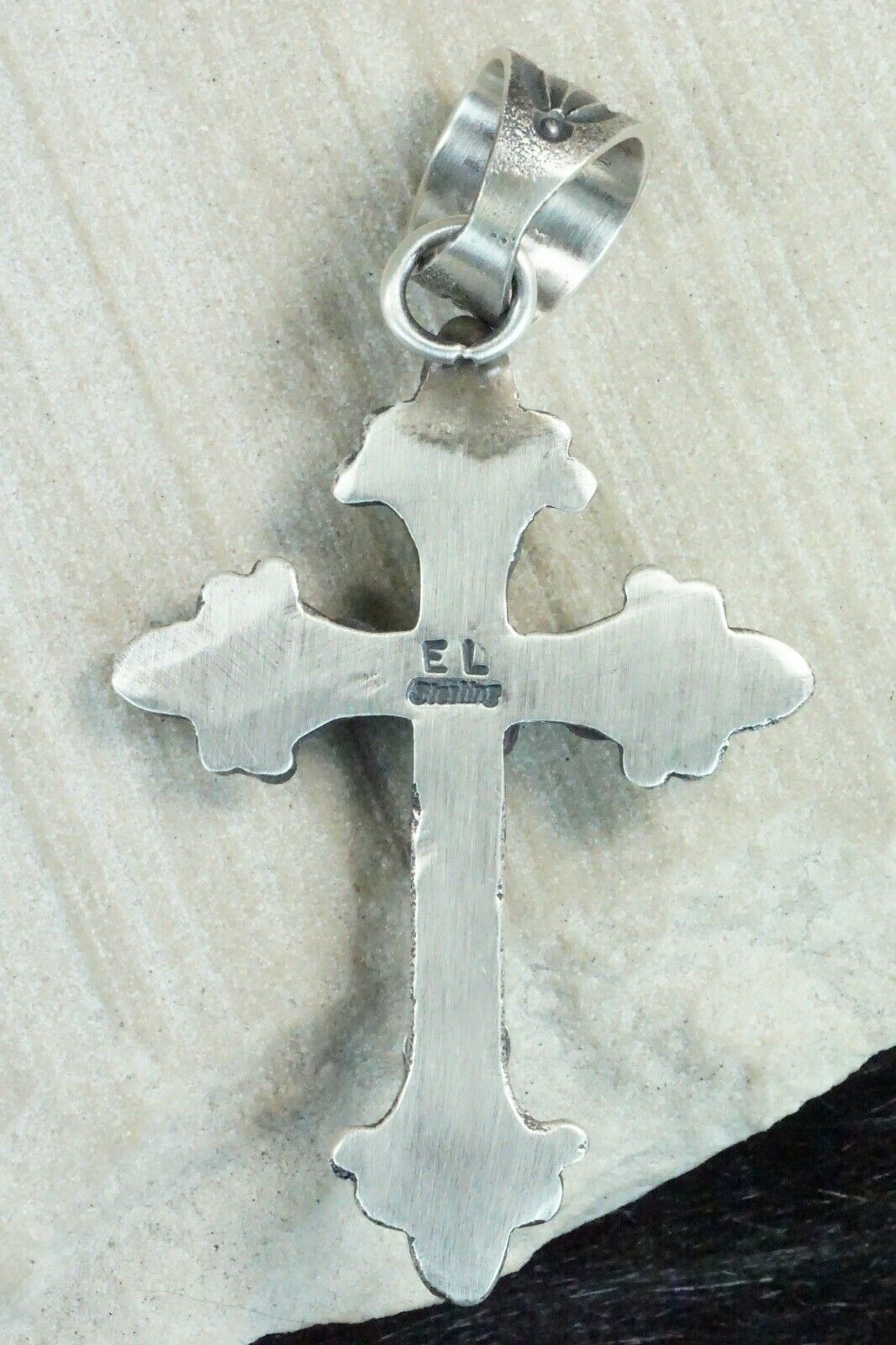 Turquoise and Sterling Silver Pendant - Eva & Linberg Billah