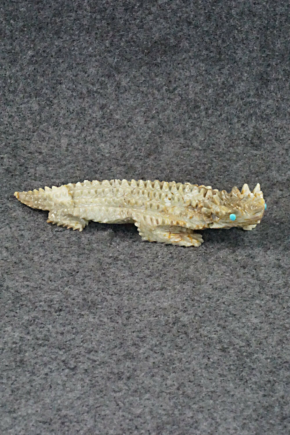 Horned Toad Zuni Fetish Carving - Alvin Haloo
