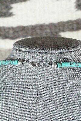 Turquoise & Sterling Silver Necklace - Navajo