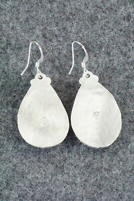 Spiny Oyster & Sterling Silver Earrings - Annie Spencer