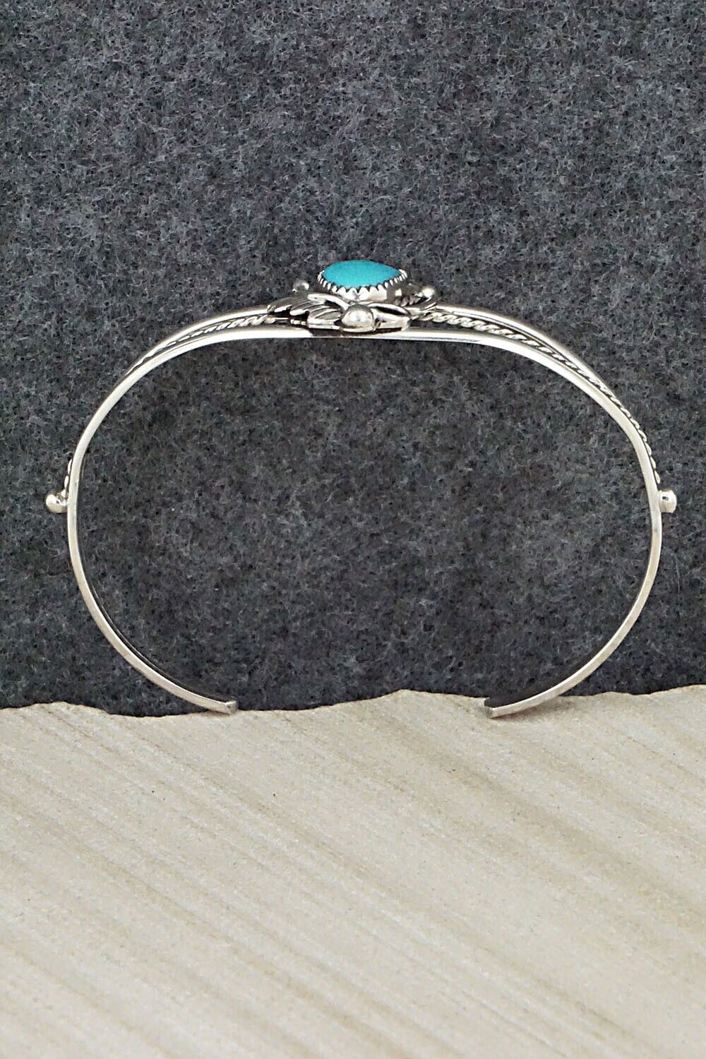 Turquoise & Sterling Silver Bracelet - Alice Rose Saunders