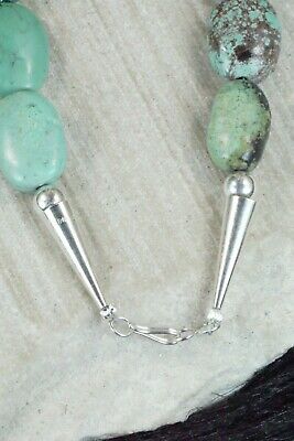 Turquoise & Sterling Silver Necklace - Navajo