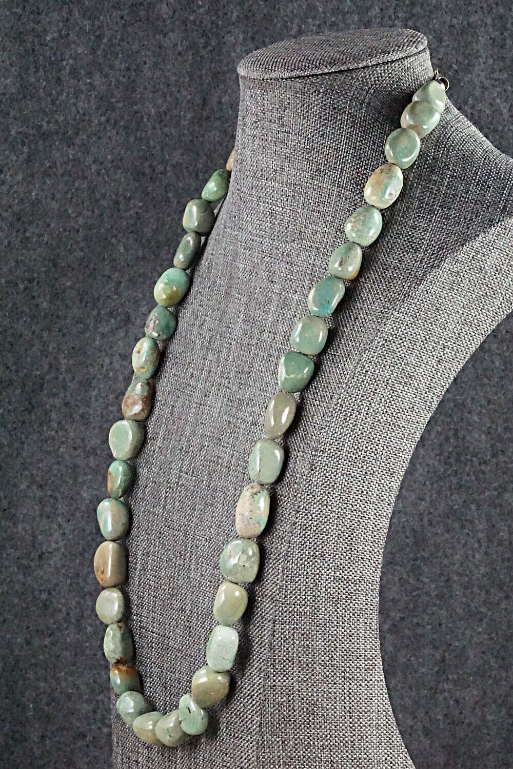 Turquoise and Sterling Silver Necklace - Louise Joe