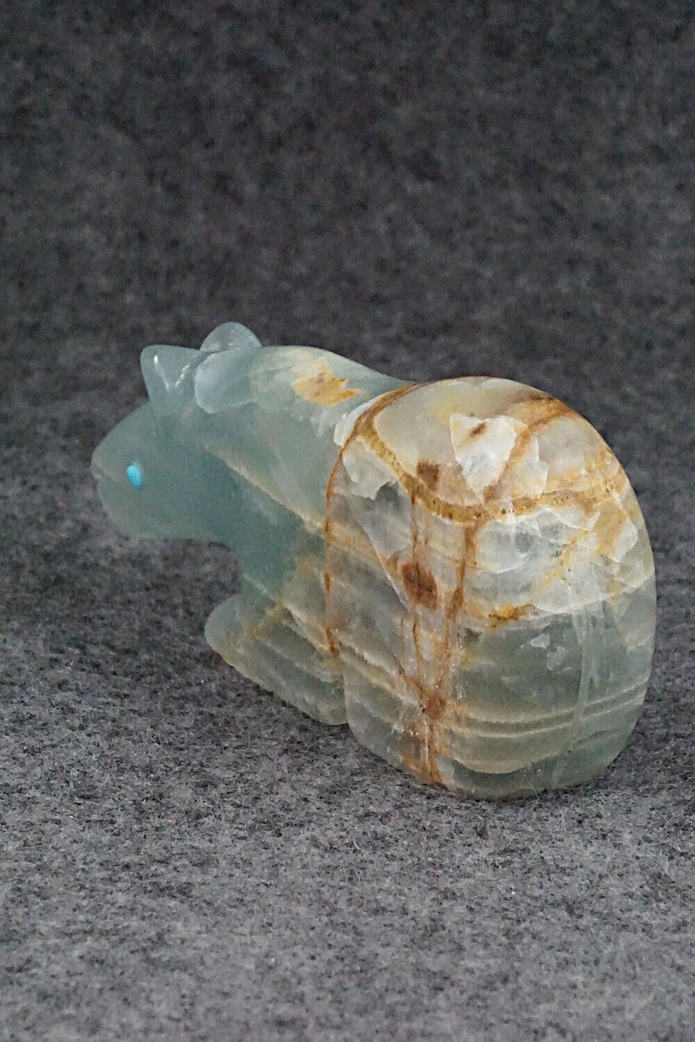 Bear Zuni Fetish Carving - Ronnie Lunasee