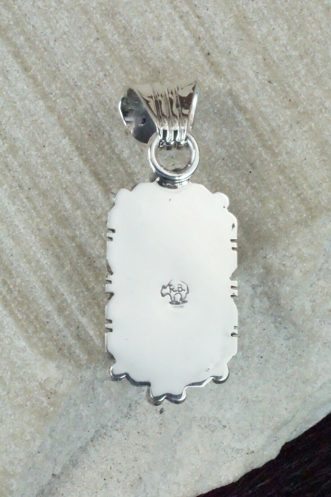Turquoise & Sterling Silver Pendant - Daniel Benally