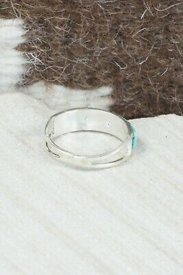 Turquoise & Sterling Silver Ring - Gloria Waseta - Size 7.5