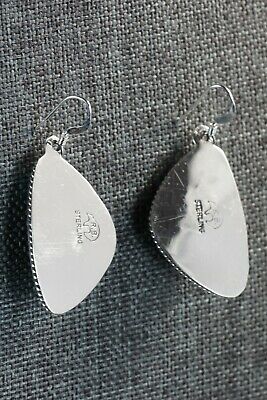 Navajo Turquoise & Sterling Silver Earrings - Rosie Chee