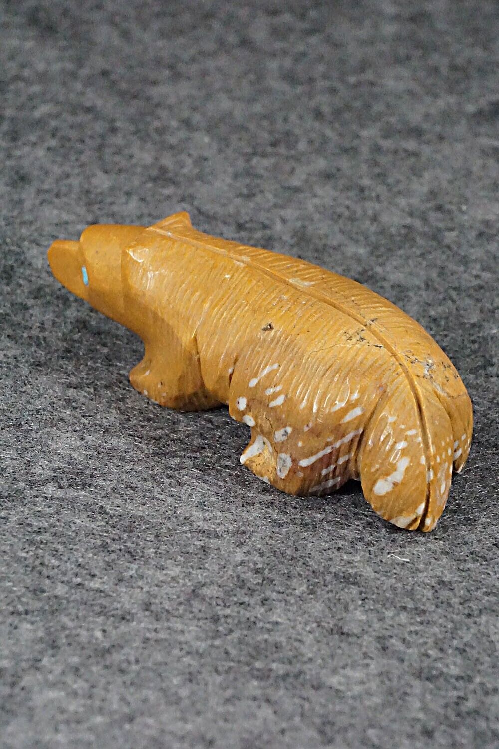 Badger Zuni Fetish Carving - Ronnie Lunasee
