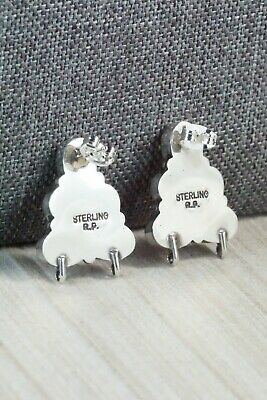 Spiny Oyster and Sterling Silver Earrings - Renelle Perry