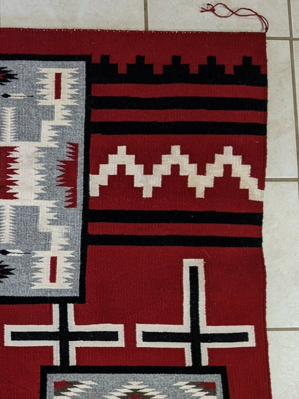 Navajo Handwoven Rug - 48.5in x 32in - Rena Klah