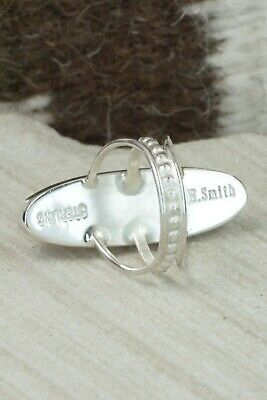 Spiny Oyster & Sterling Silver Ring - Harold Smith - Size 6