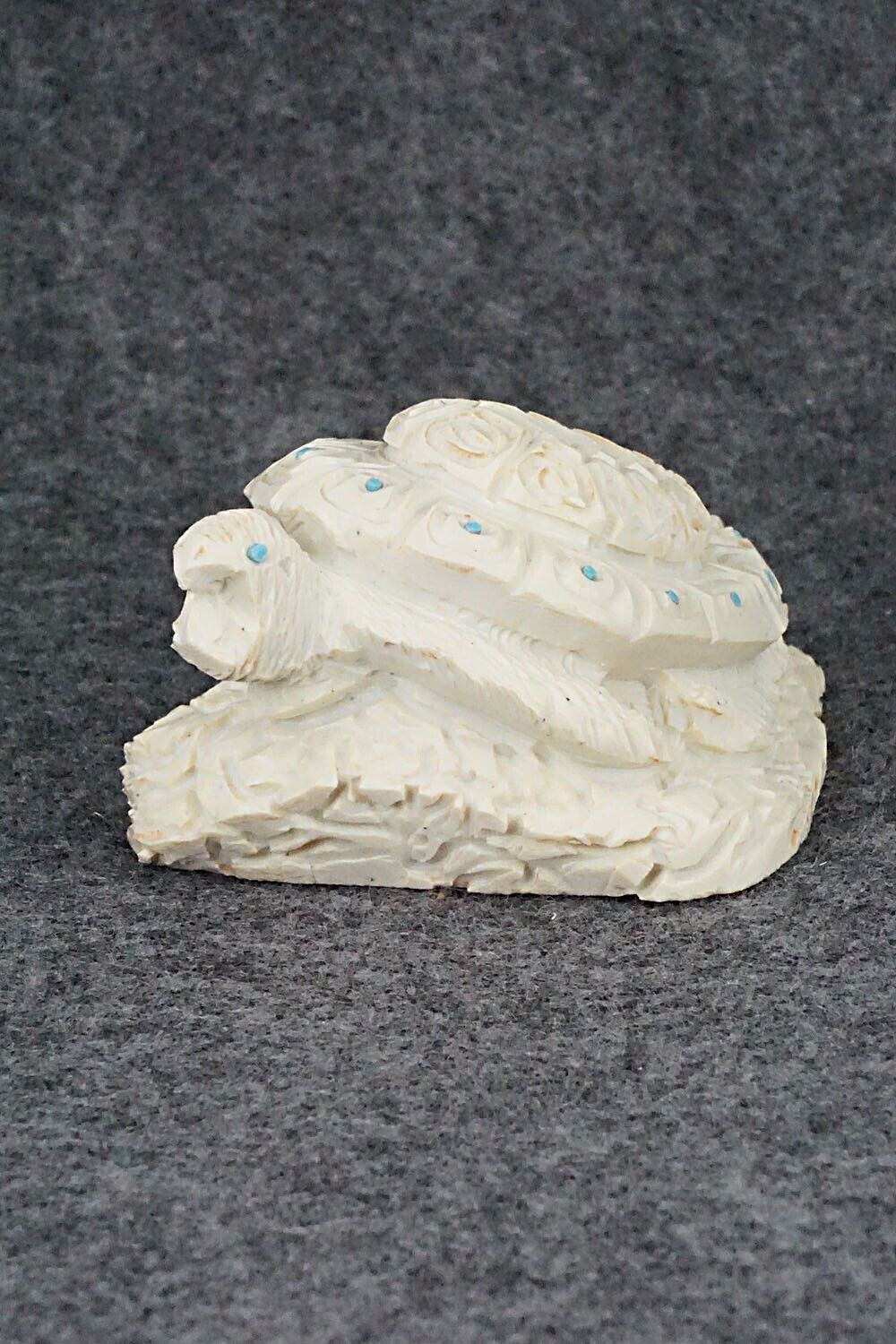 Turtle Zuni Fetish Carving - Adrian Cachini