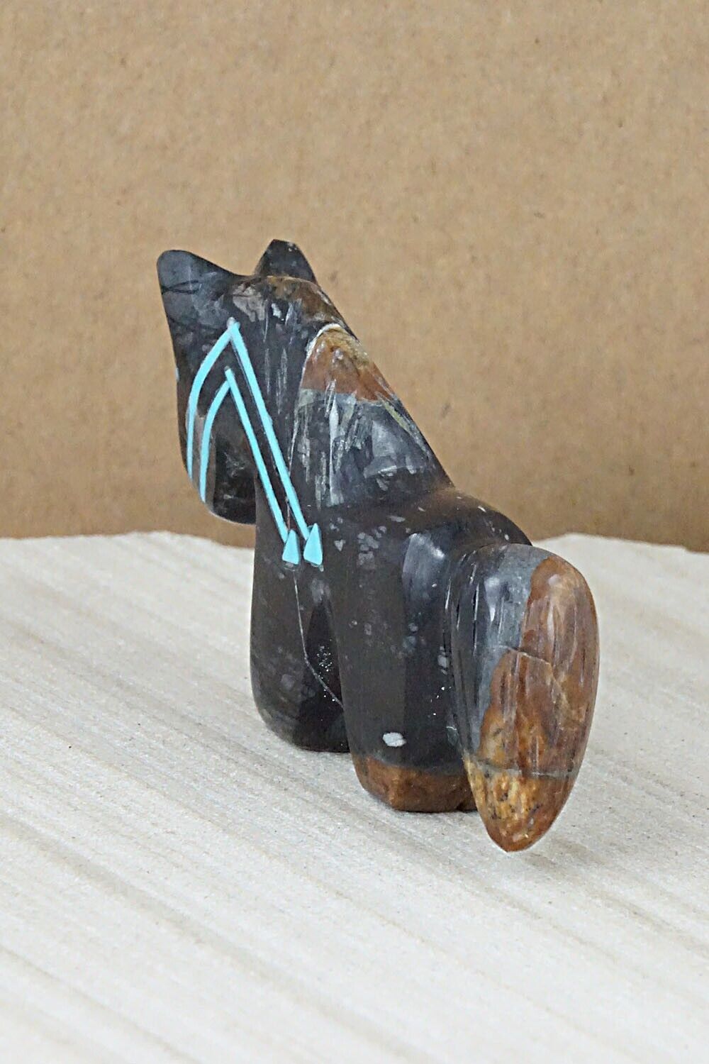 Horse Zuni Fetish Carving - Rodney Laiwakete