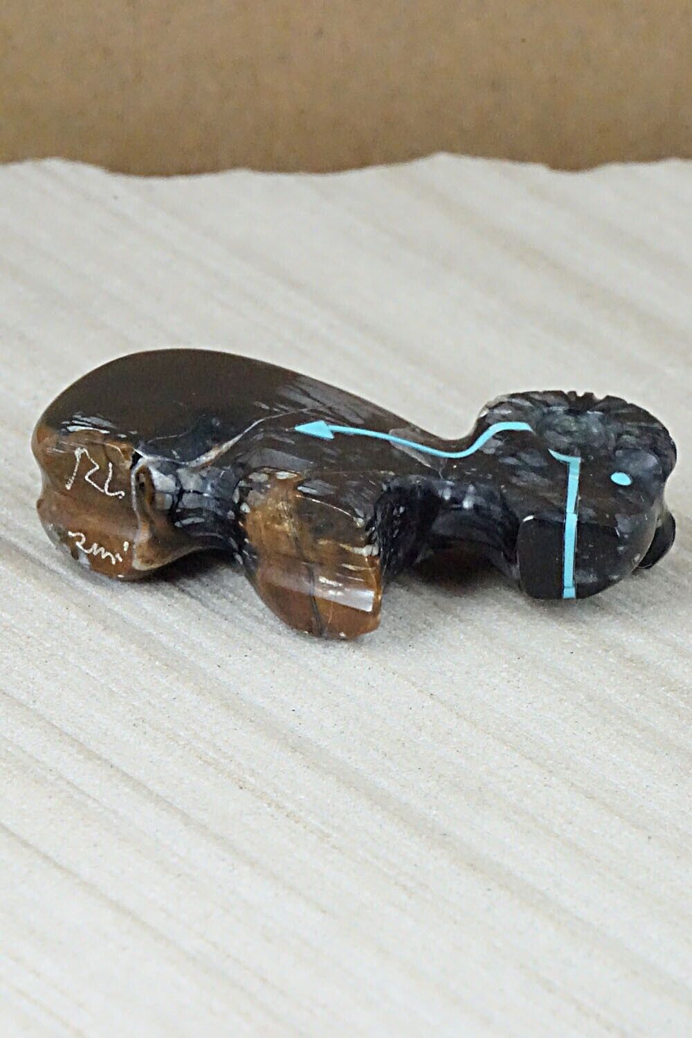 Ram Zuni Fetish Carving - Rodney Laiwakete