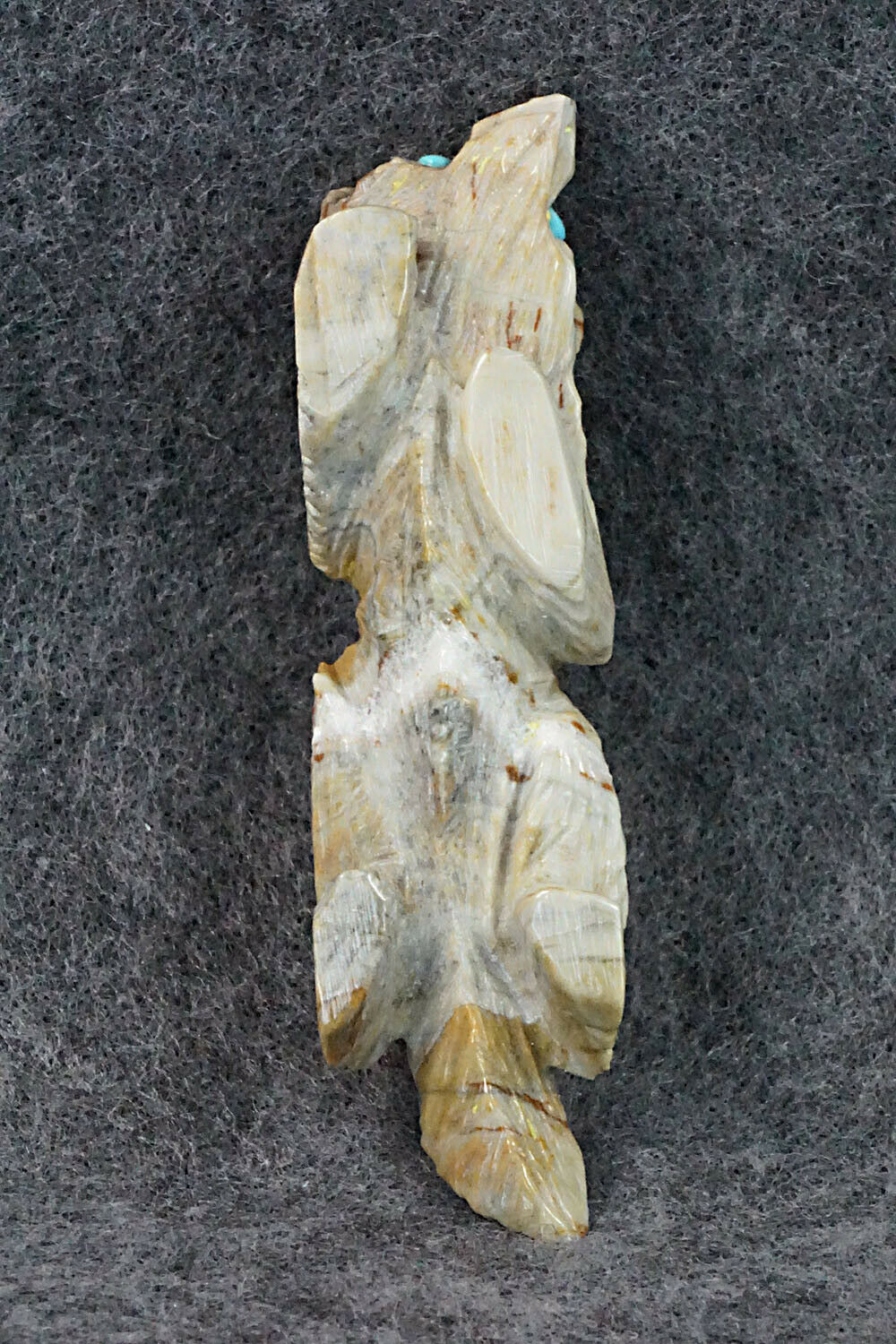 Wolf Zuni Fetish Carving - Alvin Haloo