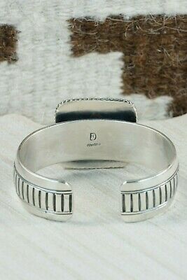 Navajo Turquoise and Sterling Silver Bracelet - Raymond Delgarito