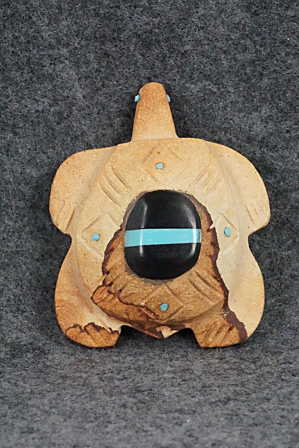 Turtle Zuni Fetish Carving - Brandon Phillips