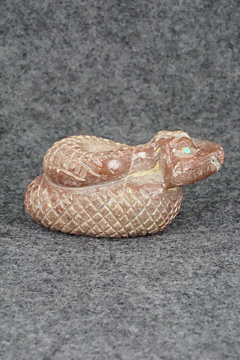 Rattlesnake Zuni Fetish Carving - Farlan Quam