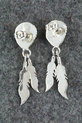 Turquoise & Sterling Silver Earrings - Angie Platero