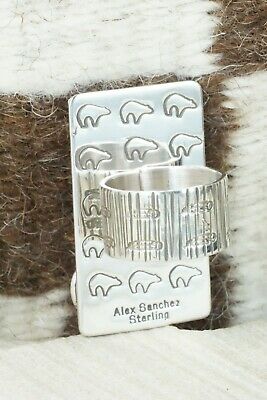 Turquoise & Sterling Silver Ring - Alex Sanchez - Size 7