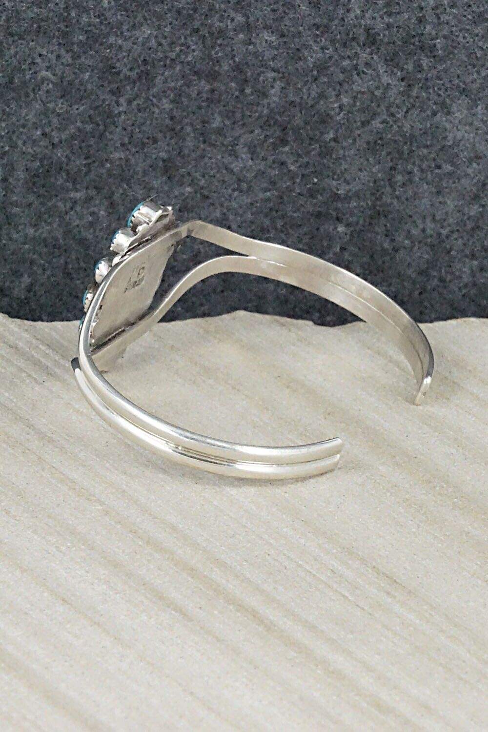 Turquoise & Sterling Silver Bracelet - MaryAnn Chavez