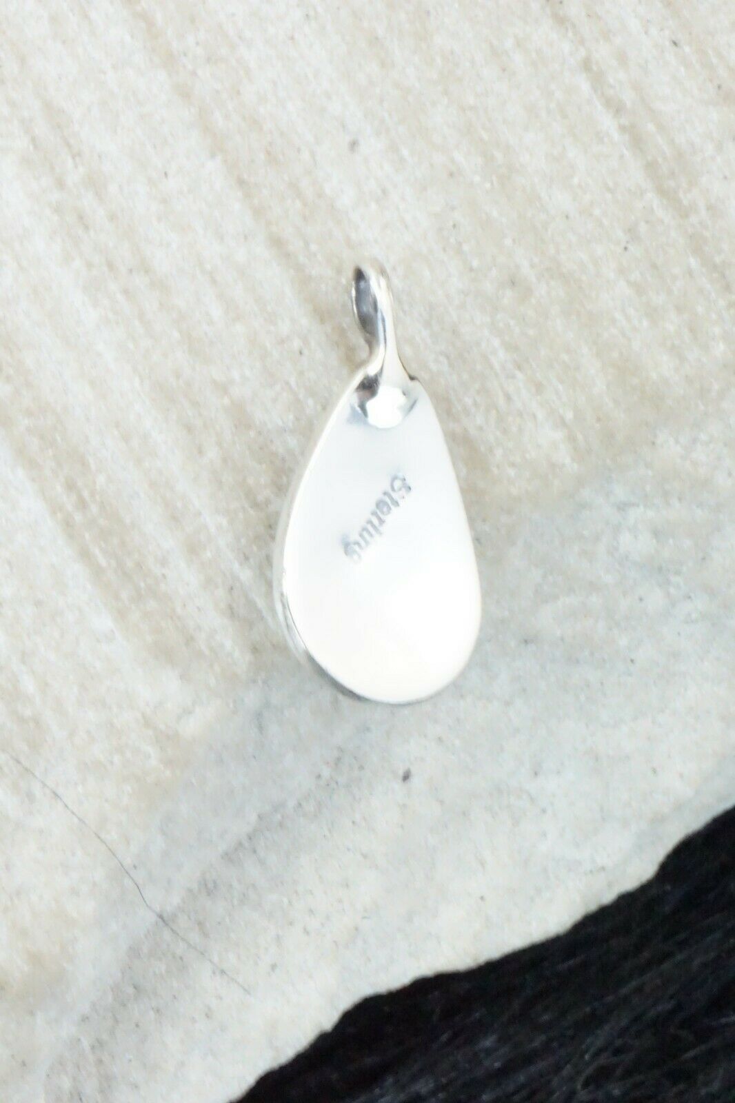 Turquoise and Sterling Silver Pendant - Genevieve Francisco
