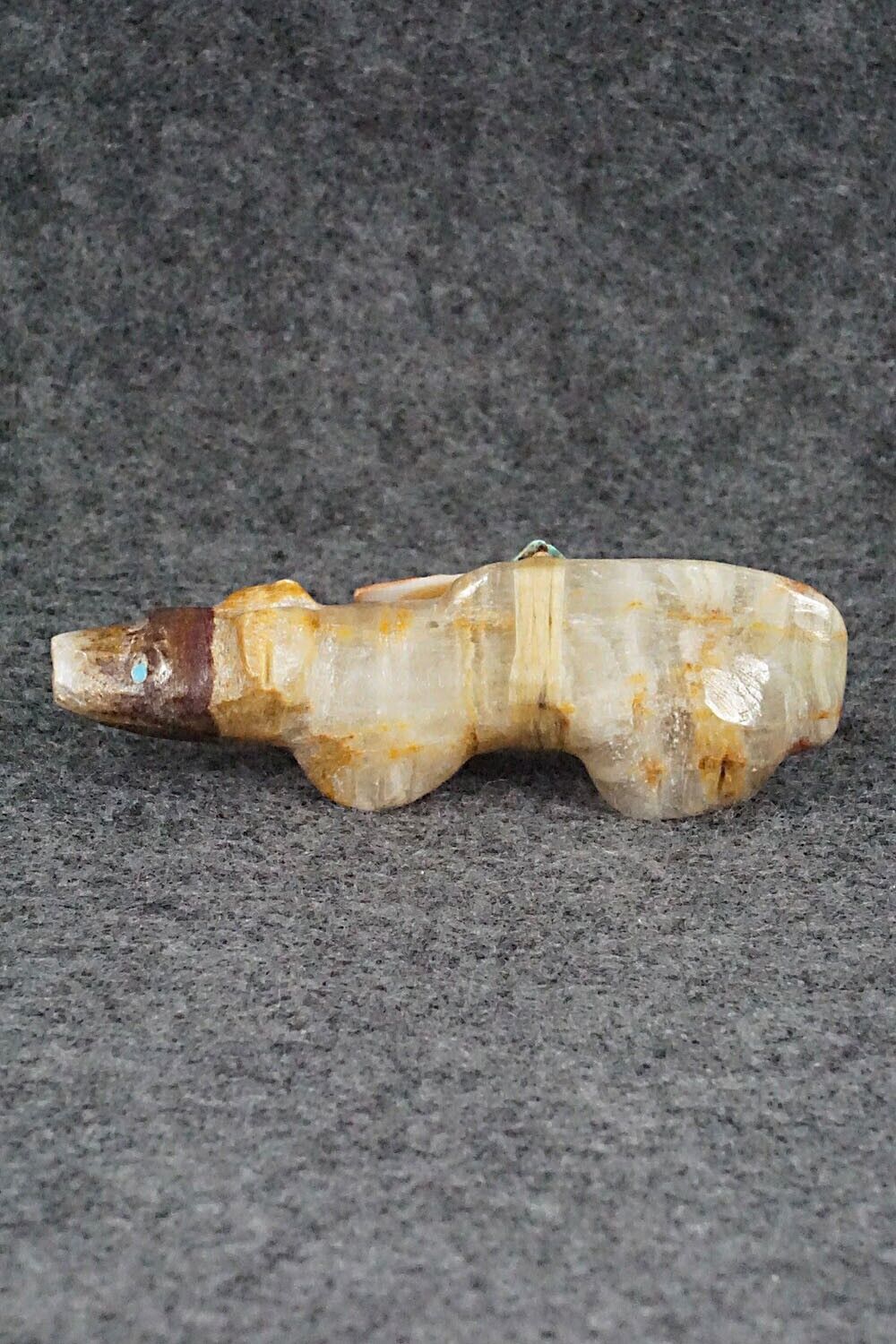 Mountain Lion Zuni Fetish Carving - Peter Gasper