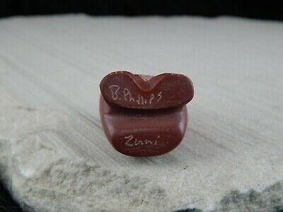 Owl Zuni Fetish Carving - Brandon Phillips - High Lonesome Trading