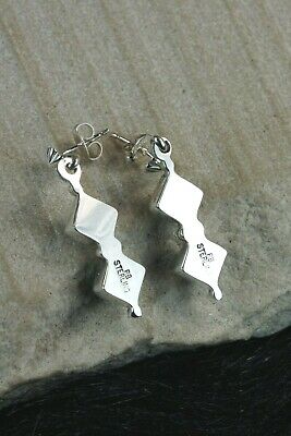 Turquoise & Sterling Silver Earrings - Rosie Chee - Navajo