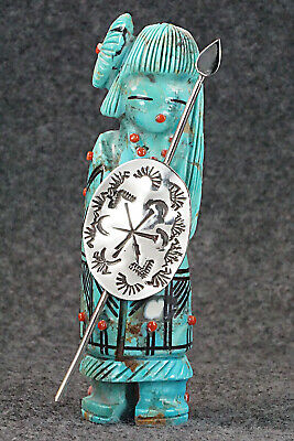 Hunter Zuni Fetish Carving - Claudia Peina