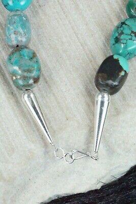 Turquoise & Sterling Silver Necklace - Navajo