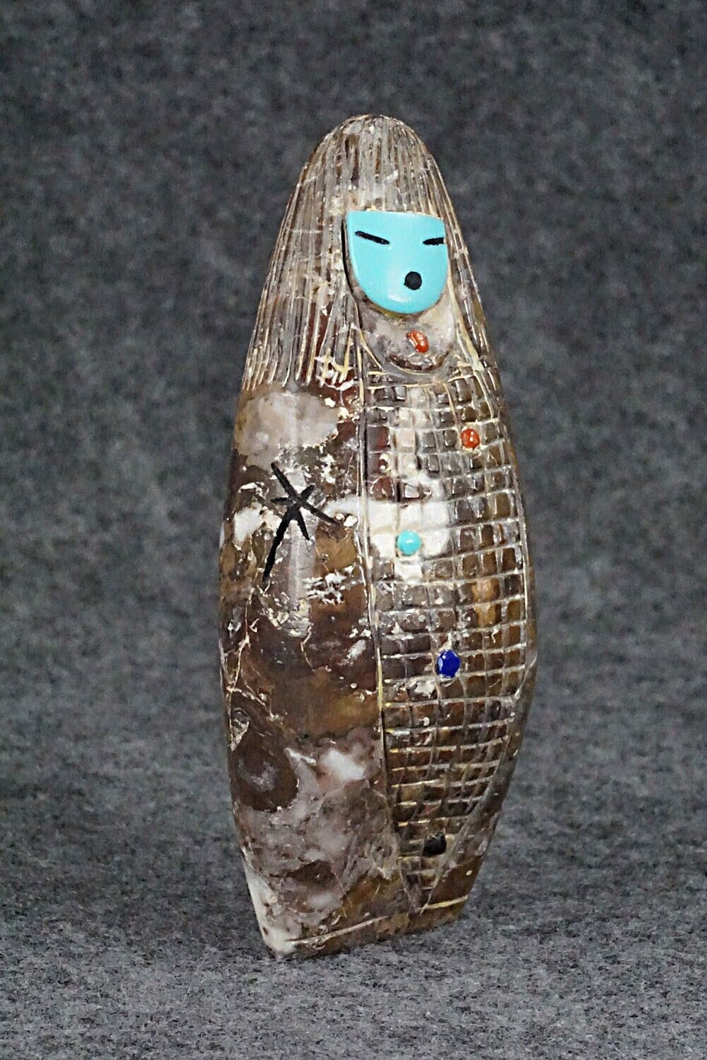 Corn Maiden Zuni Fetish Carving - Sandra Quandelacy