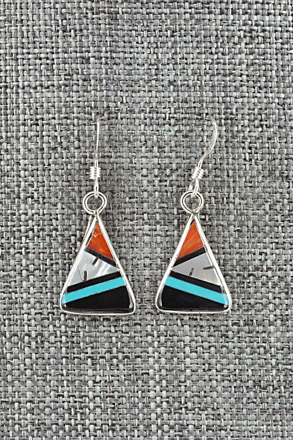 Multi Stone & Sterling Silver Earrings - Rhianna Kallestewa