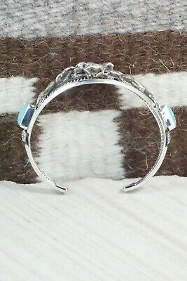 Turquoise & Sterling Silver Bracelet - Bobby Platero