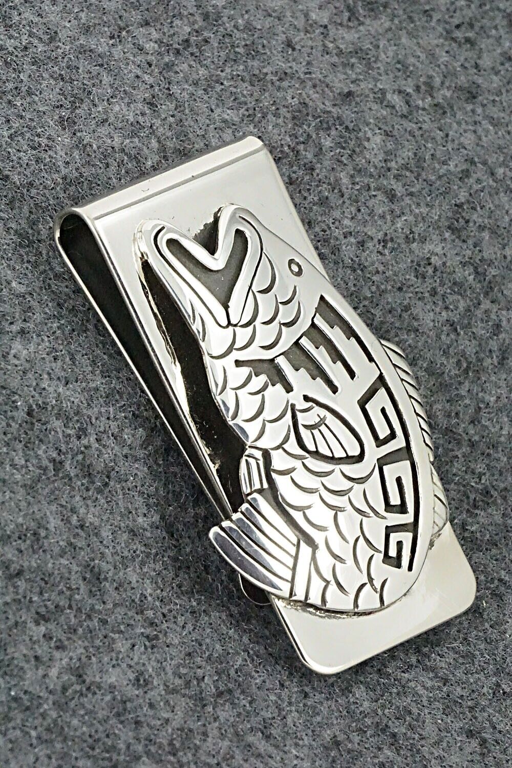 Sterling Silver & Stainless Steel Money Clip - Sonny Gene