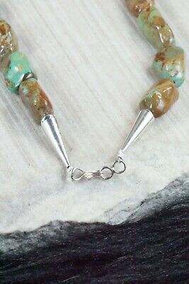 Turquoise & Sterling Silver Necklace - Navajo