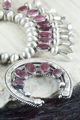 Spiny Oyster & Sterling Silver Squash Blossom Set - Selina Warner - High Lonesome Trading